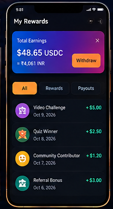 Approved rewards interface preview